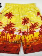 (พร้อมส่ง โทนสีเหลือง) กางเกงขาสั้นผู้ชาย กางเกงเที่ยวทะเล กางเกงเล่นน้ำ กางเกงขาสั้น 