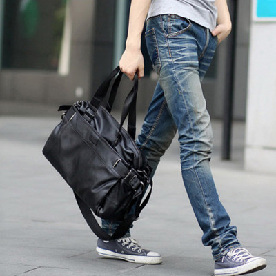 รูปภาพที่1 ของสินค้า : กระเป๋าหนังสะพาย กระเป๋าถือผู้ชาย กระเป๋าสะพายผู้ชาย กระเป๋าสไตล์หนุ่มเกาหลี