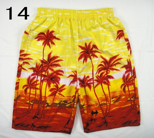 รูปภาพที่4 ของสินค้า : (พร้อมส่ง โทนสีเหลือง) กางเกงขาสั้นผู้ชาย กางเกงเที่ยวทะเล กางเกงเล่นน้ำ กางเกงขาสั้น 